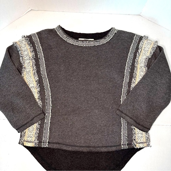 BNCI | Womens Navajo Gray Pullover Sweater - Poncho Inspo | Size Small - Picture 1 of 15